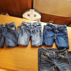 Lot of 4 pair of 4T Jean's